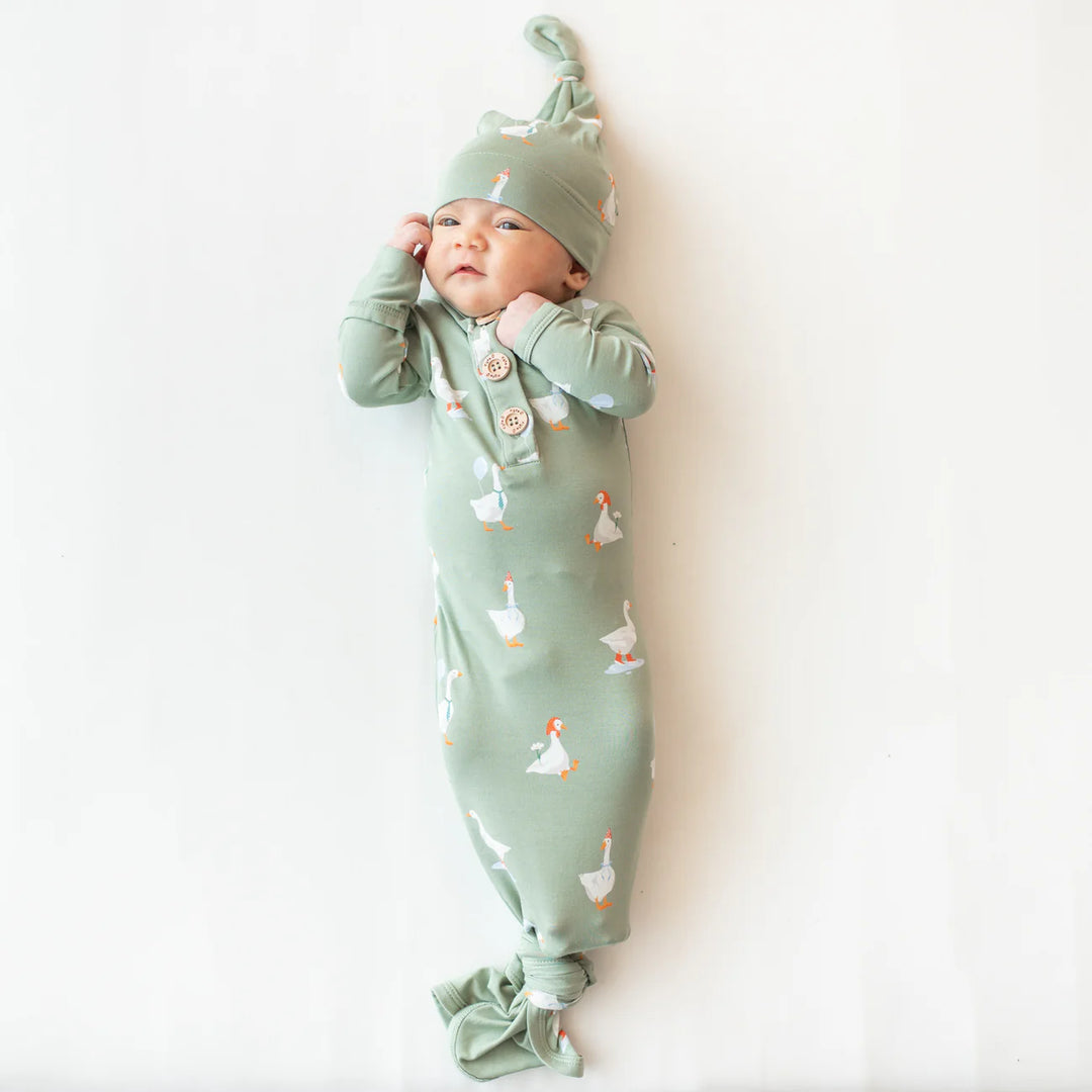 Knotted Gown Set, Silly Goose
