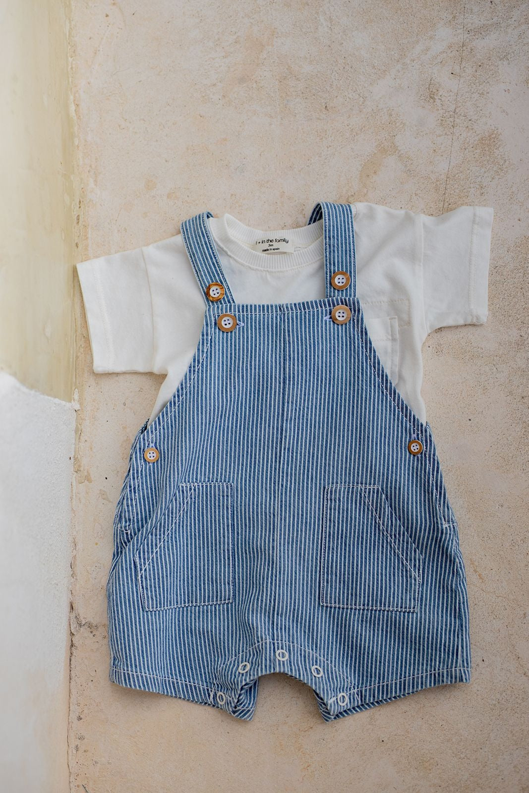 Talaies Short Dungaree, Denim