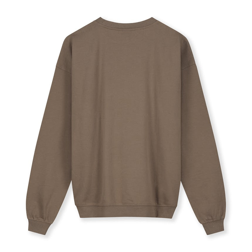 Adult Dropped Shoulder Sweater, Brownie