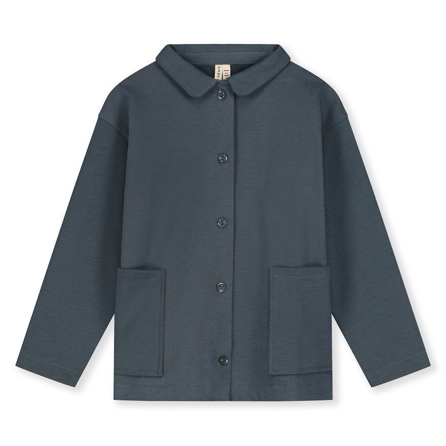 Overshirt, Blue Grey