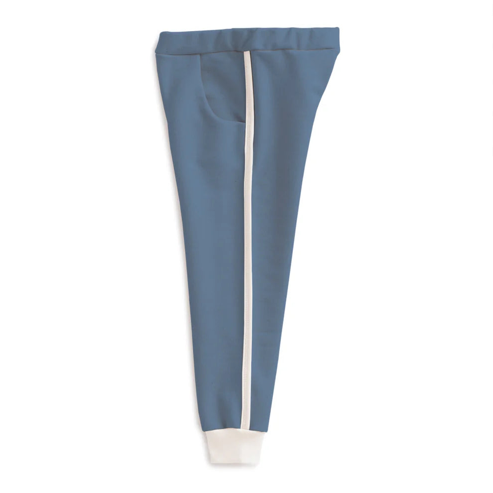 Track Pants, Solid Lake Blue