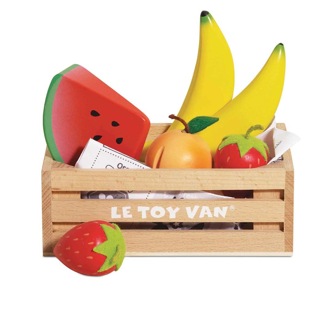 Smoothie Fruit, Wooden Market Crate