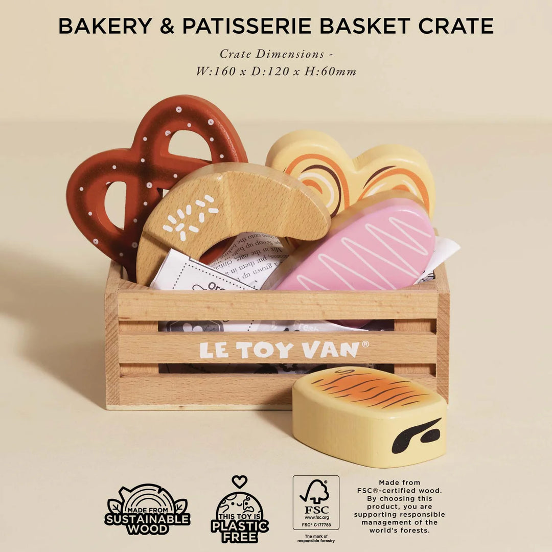 Bakery & Patisserie, Wooden Market Crate