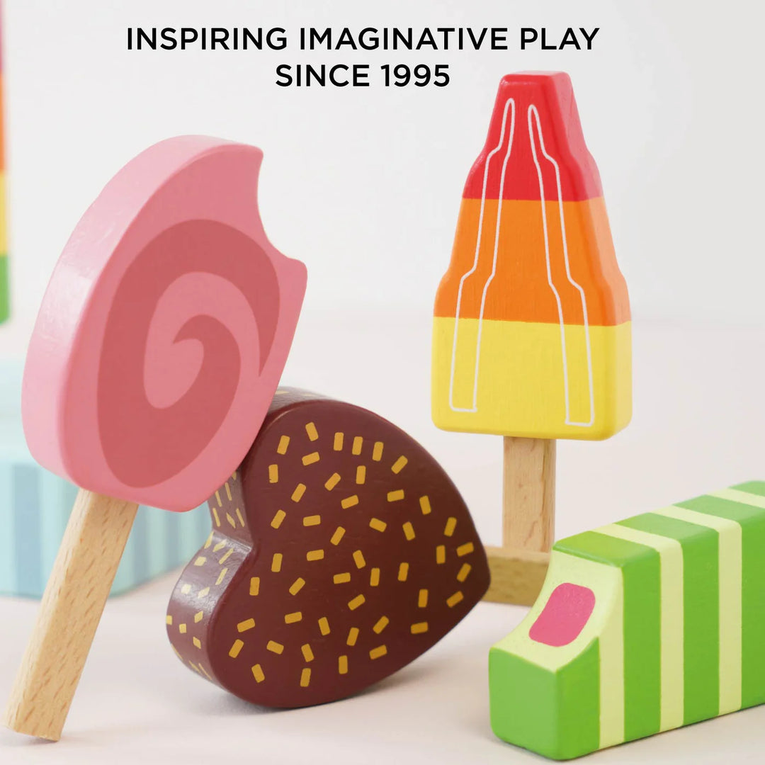 Wooden Ice Lollies Popsicles