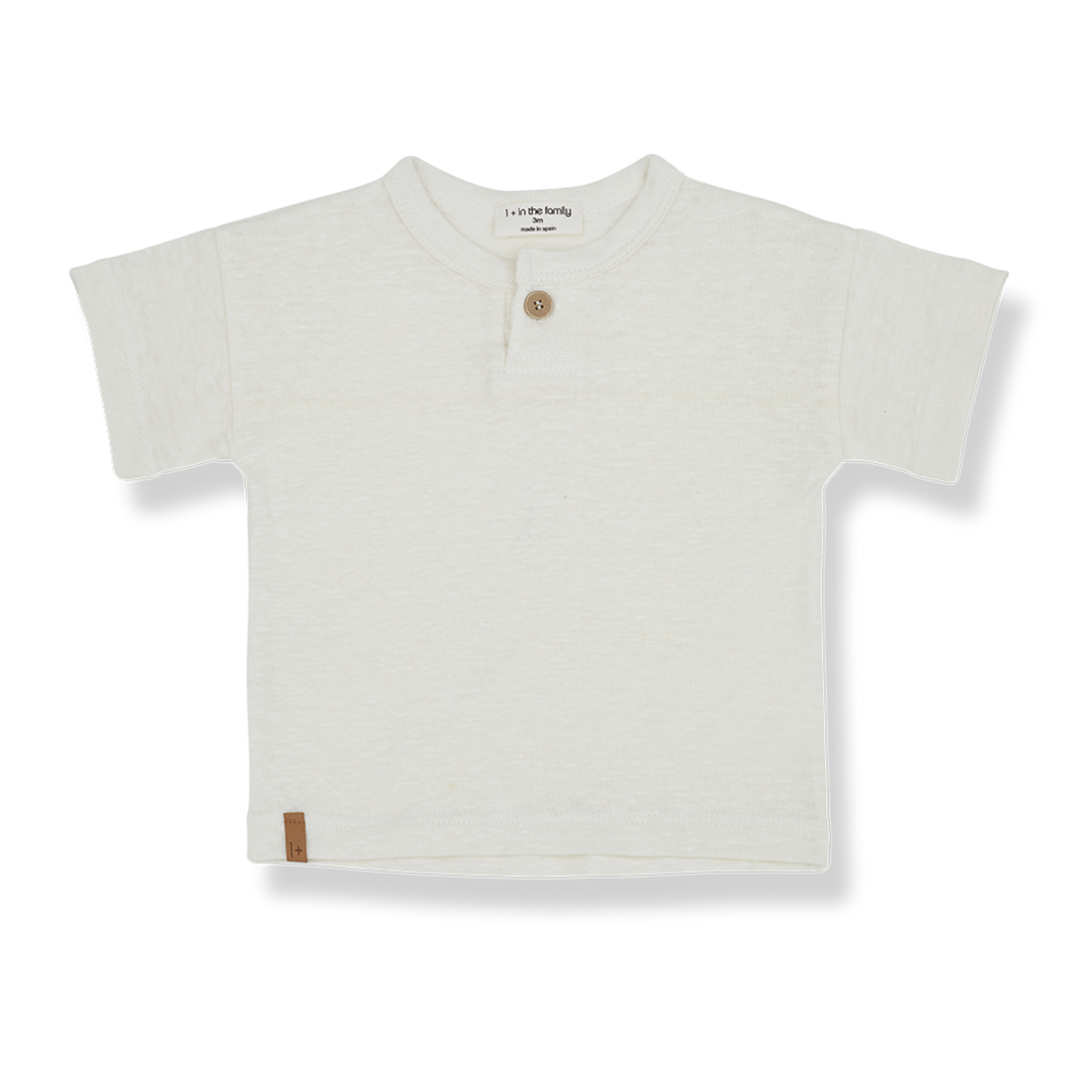 Valdarno Henley Shirt, Ivory