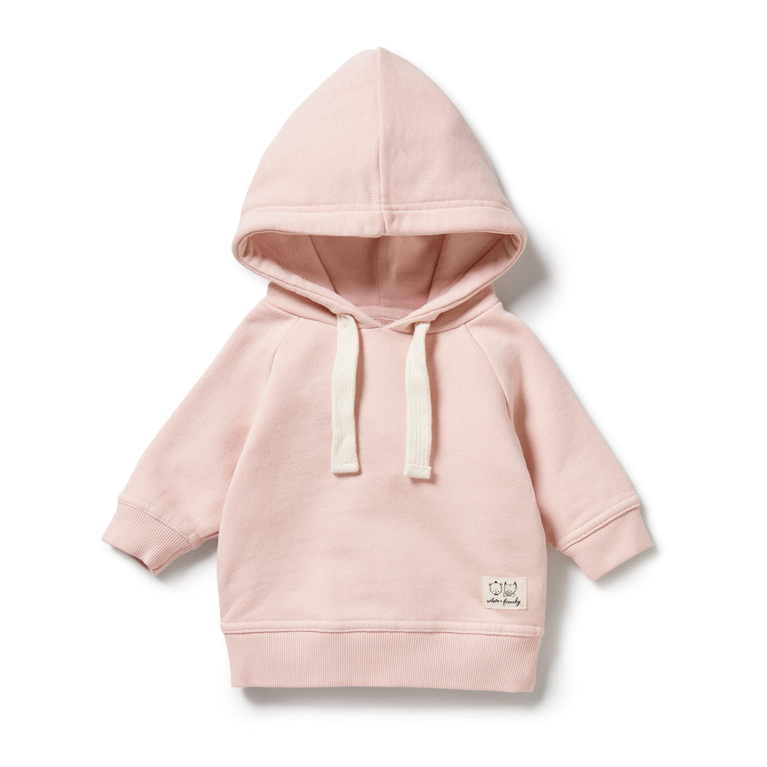 Terry Sweat Hoody, Rose