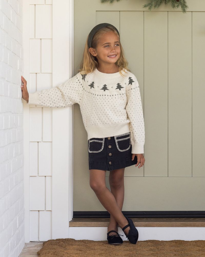 Fair Isle Sweater, Trees