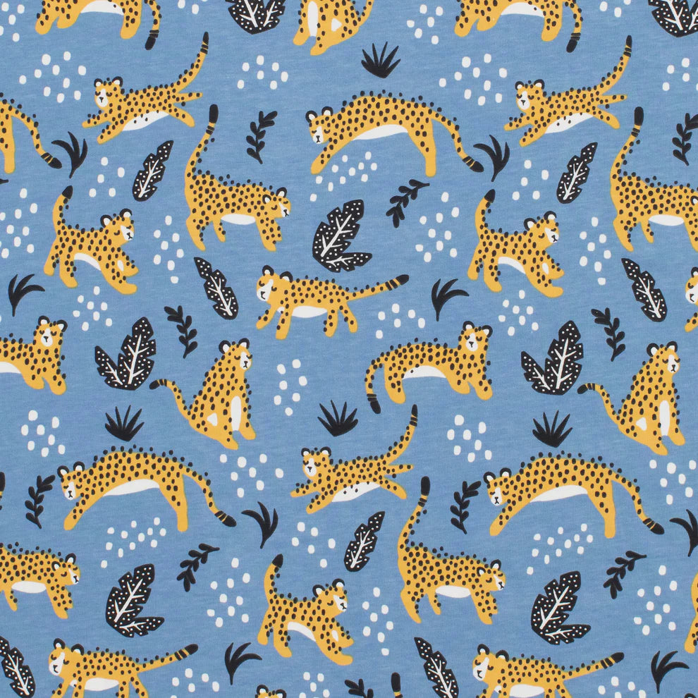 French Terry Jumpsuit, Wildcats Lake Blue