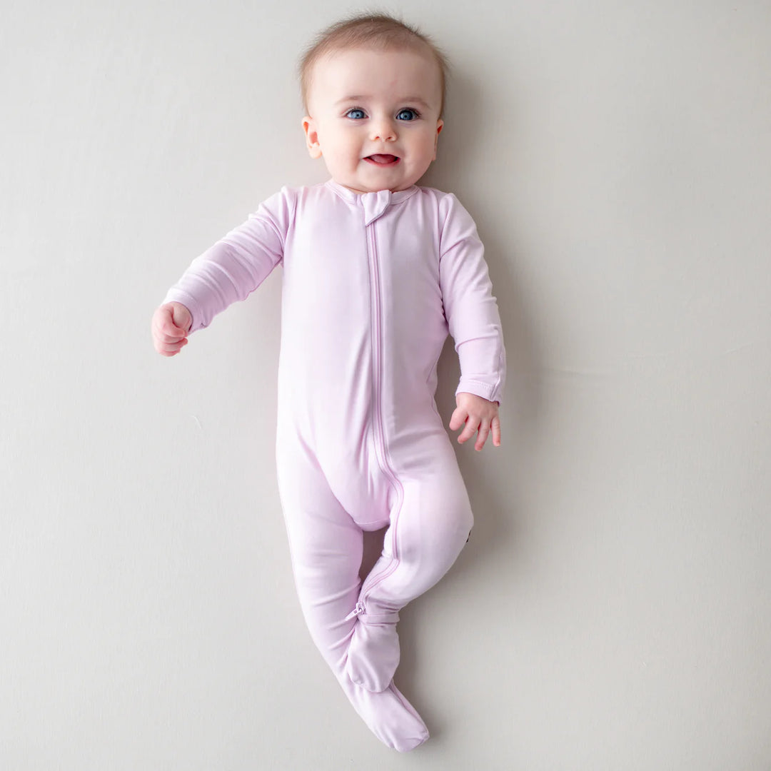 Kyte Zippered Footie, Thistle