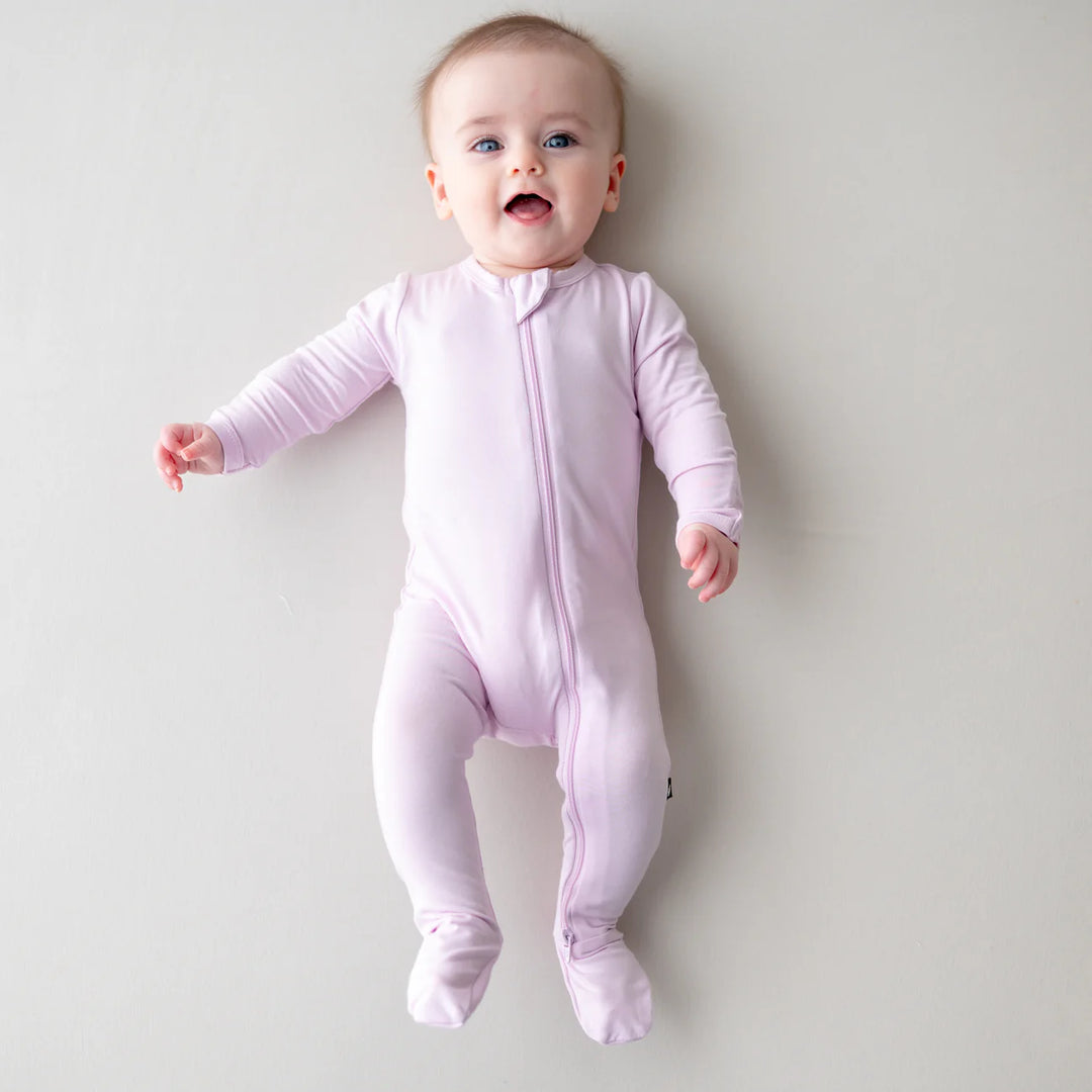 Kyte Zippered Footie, Thistle
