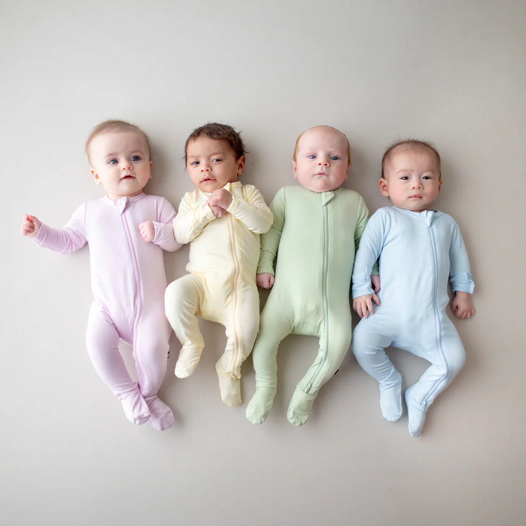 Kyte Zippered Footie, Thistle