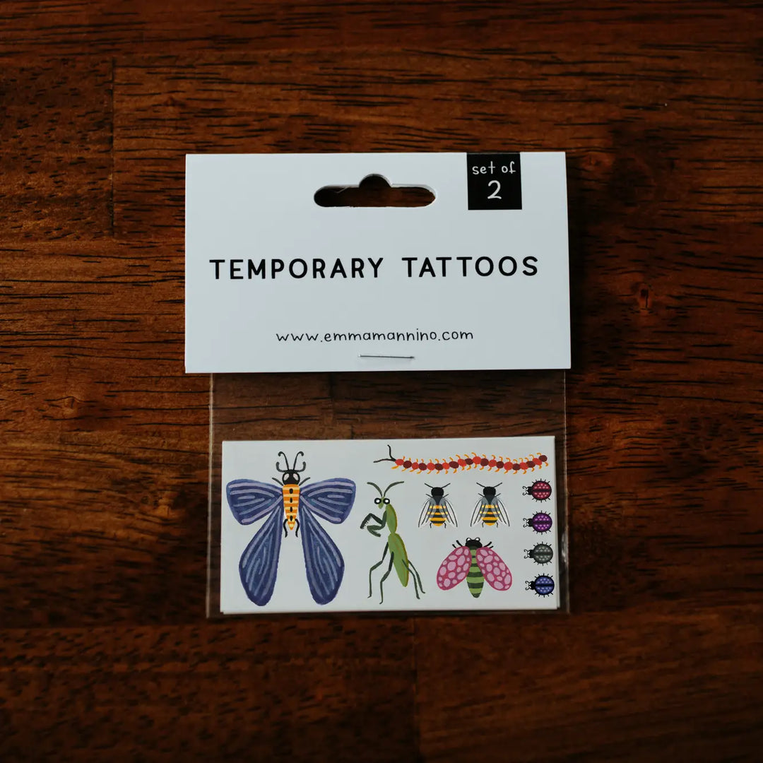 Saint & Co Temporary Tattoos, Bugs
