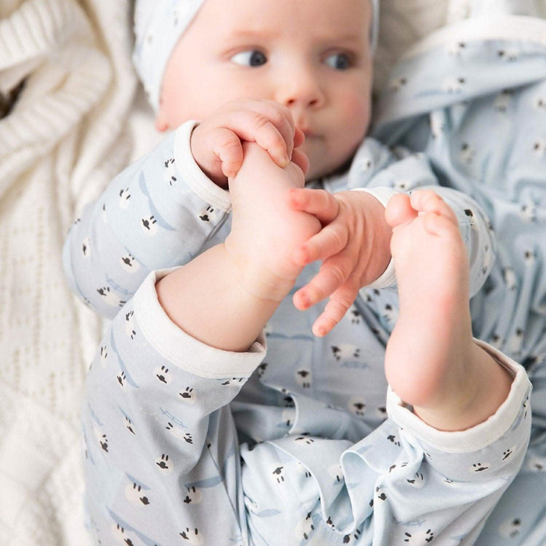 Modal Coverall, Baa Baa Baby Blue