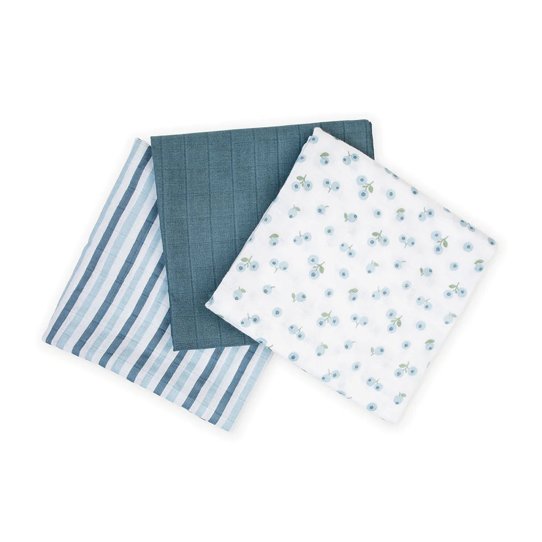 Receiving Blanket 3 Pack, Blueberries
