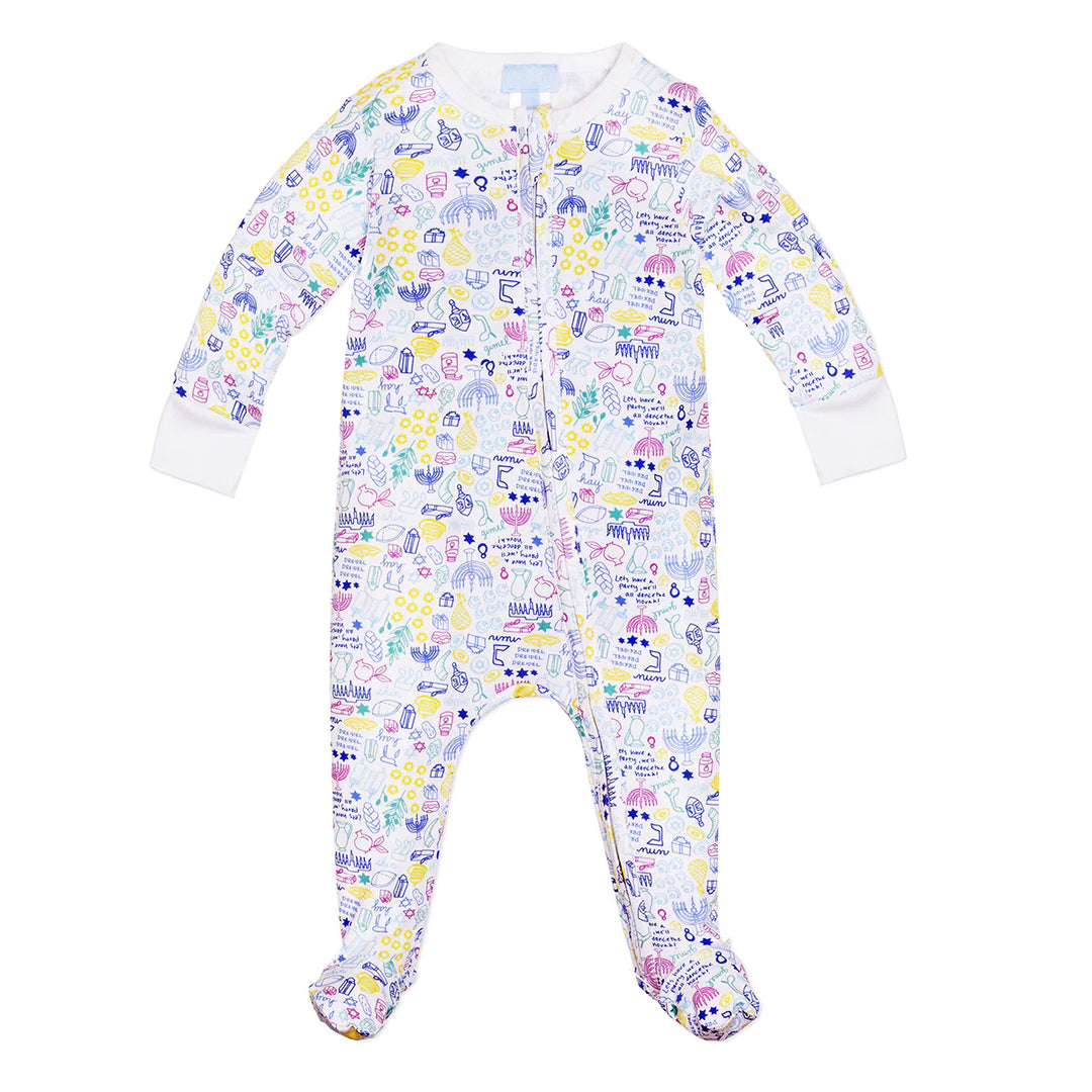 Zip Baby Onesie, Hanukkah