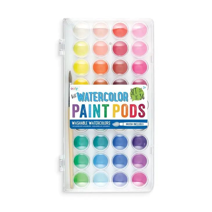 Lil' Paint Pods Watercolor Paint: Set of 36