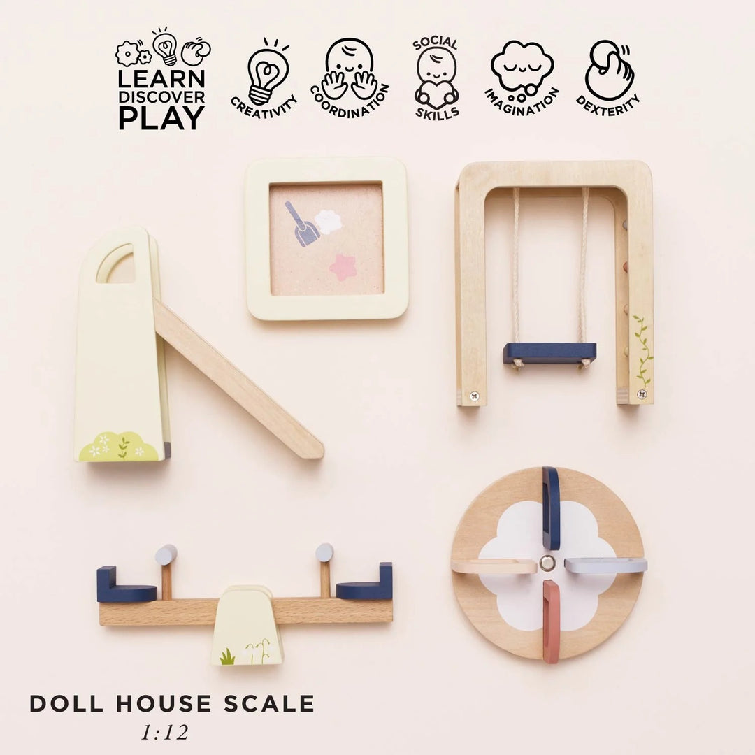 Wooden Dolls House, Outdoor Play Furn