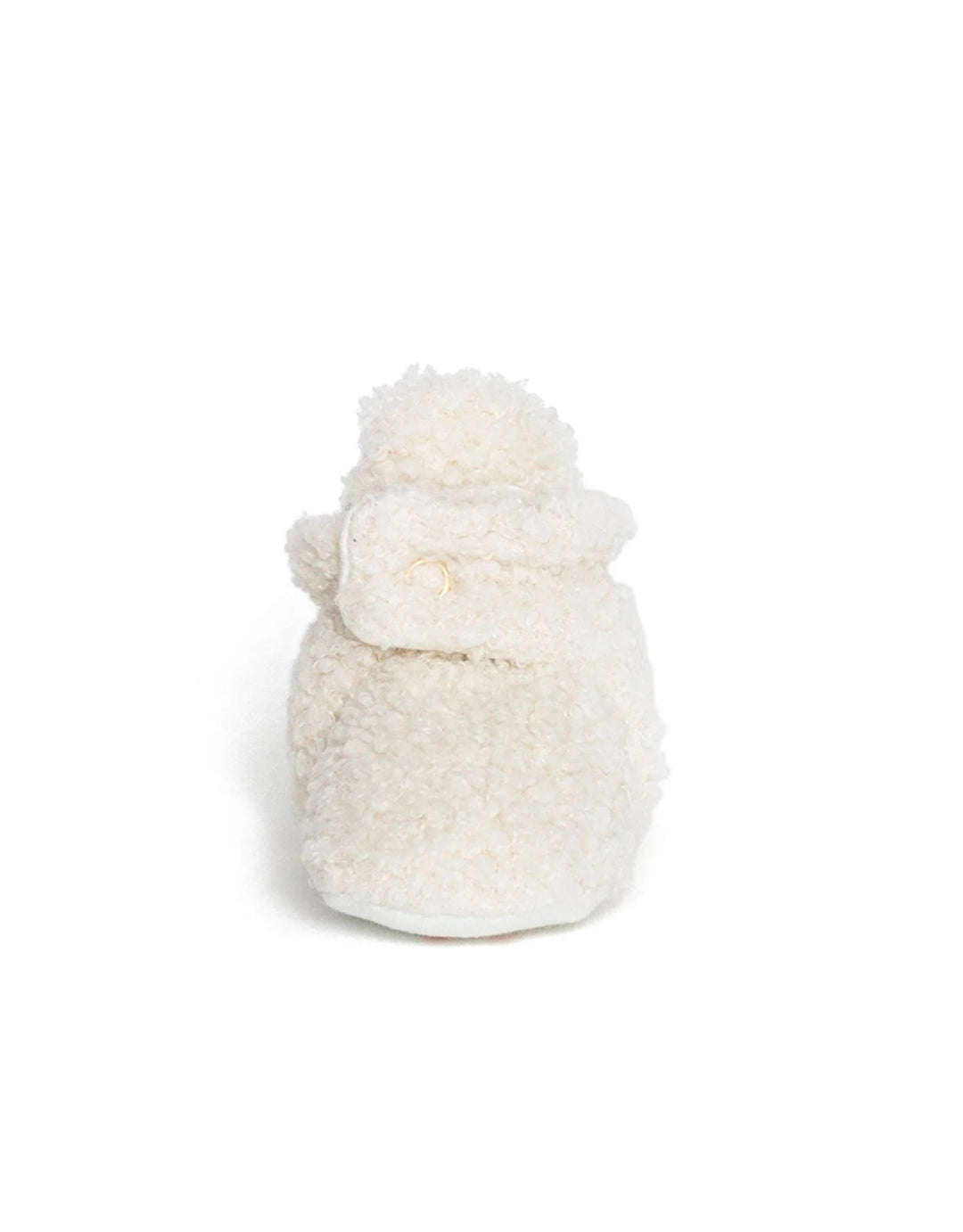 Sherpa Snap Booties, Ivory