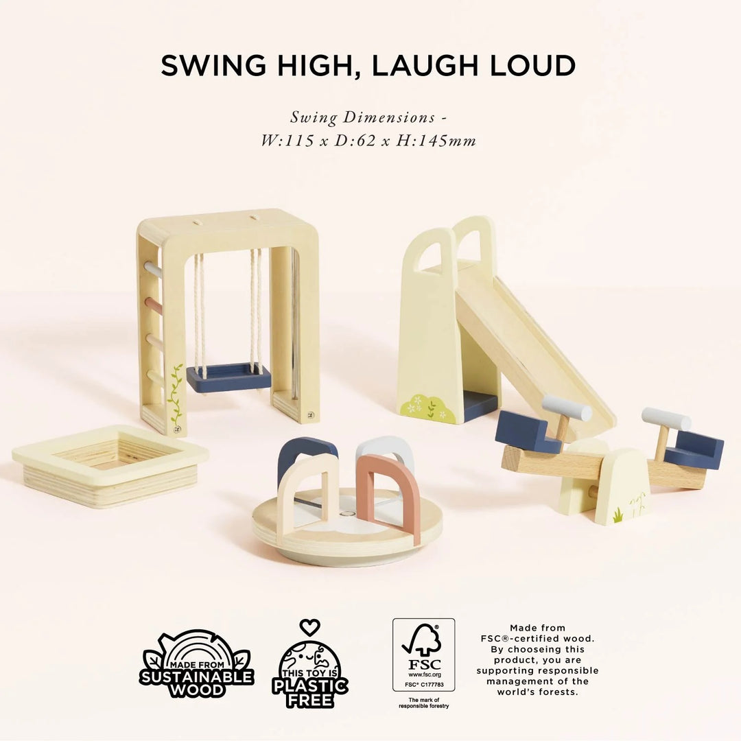 Wooden Dolls House, Outdoor Play Furn