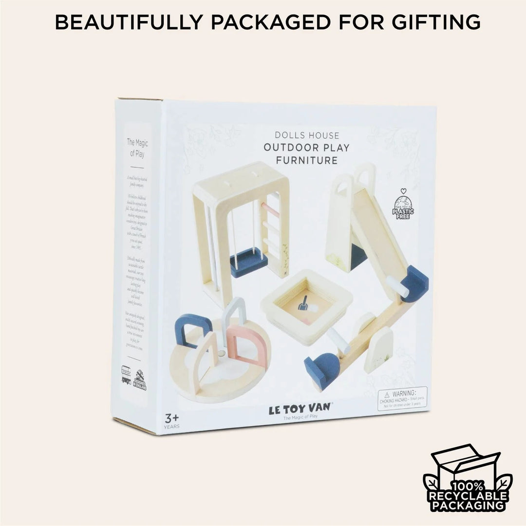 Wooden Dolls House, Outdoor Play Furn