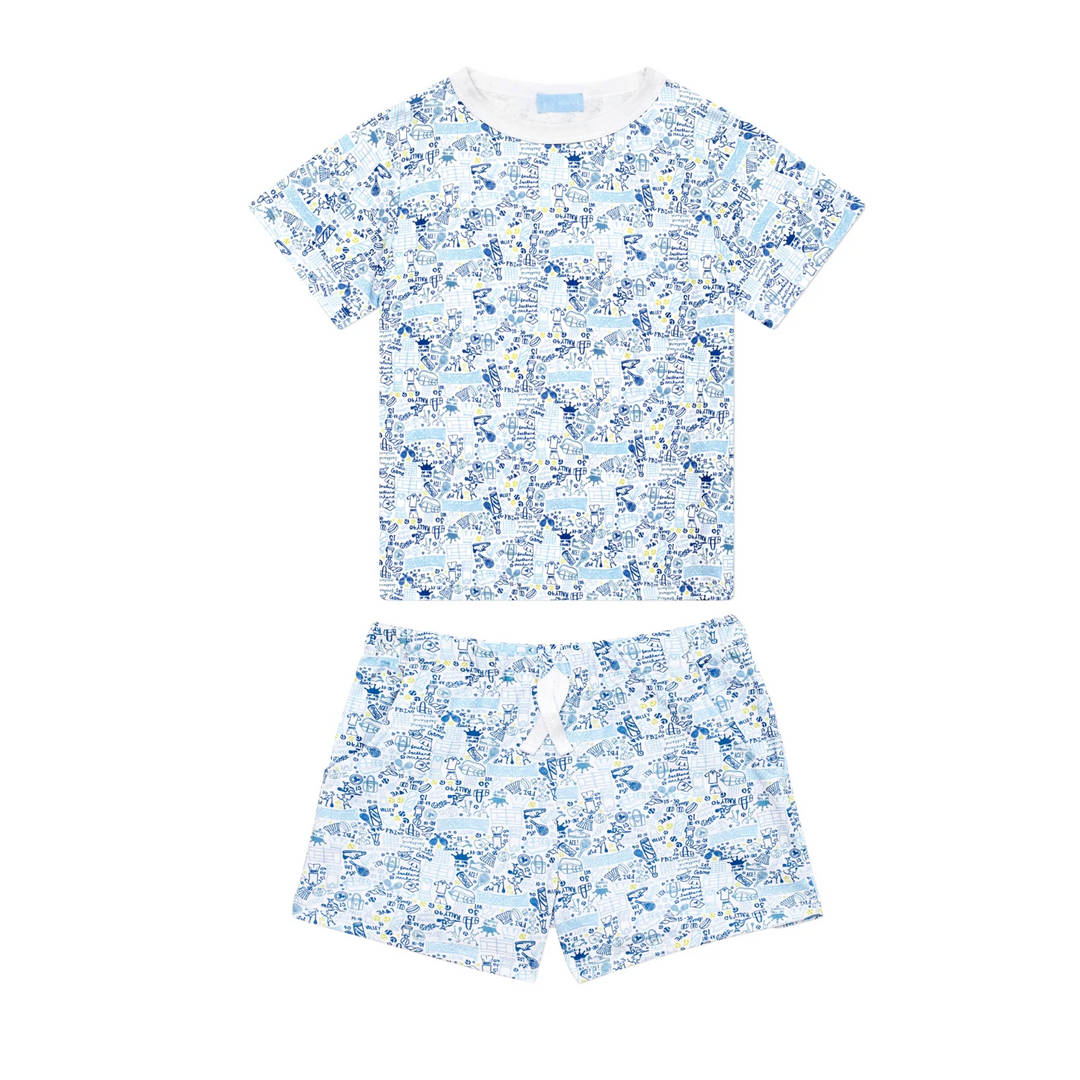 Tennis Camp Set, Blue