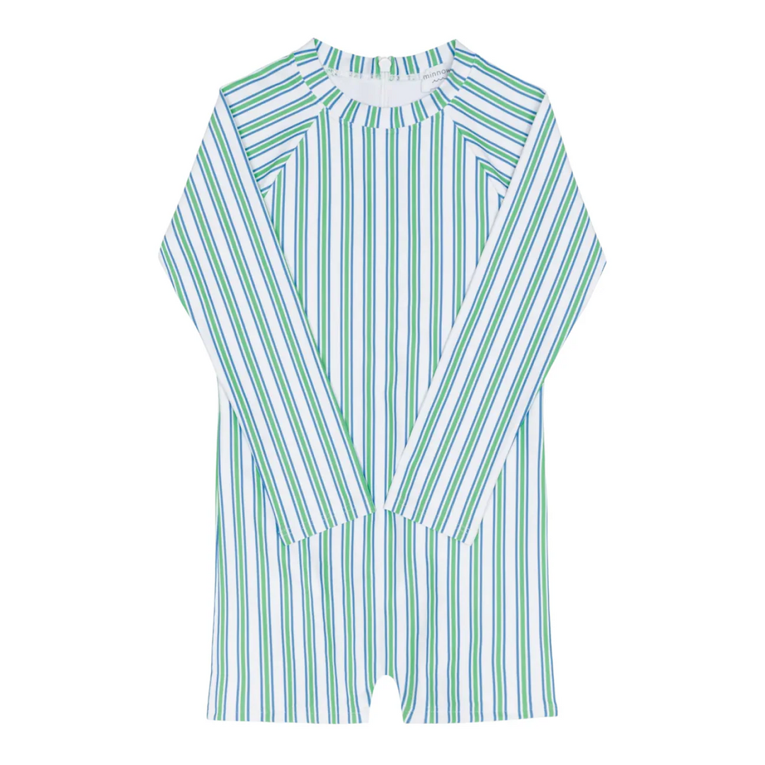 Unisex Rashguard One Piece, Tamarin Stripe