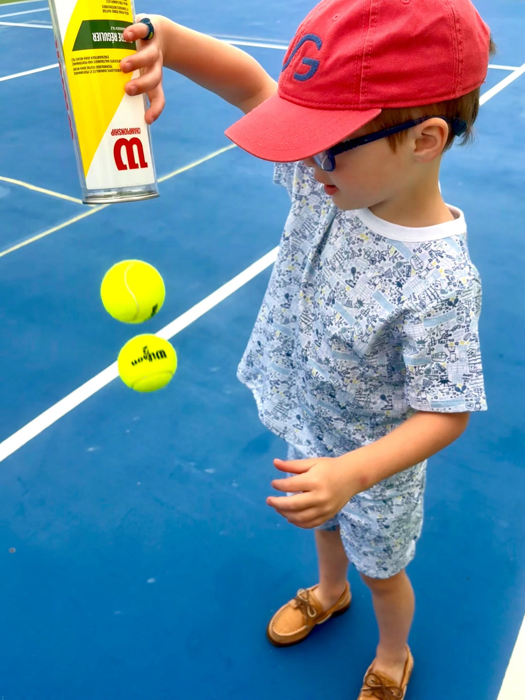 Tennis Camp Set, Blue