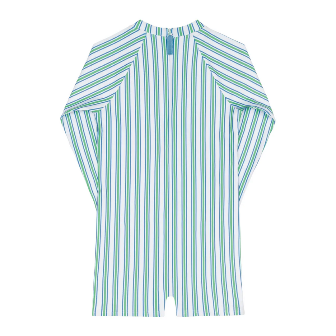Unisex Rashguard One Piece, Tamarin Stripe