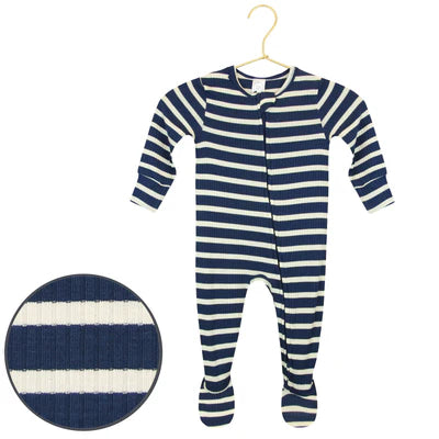 Zipper Footies, Jack Ribbed