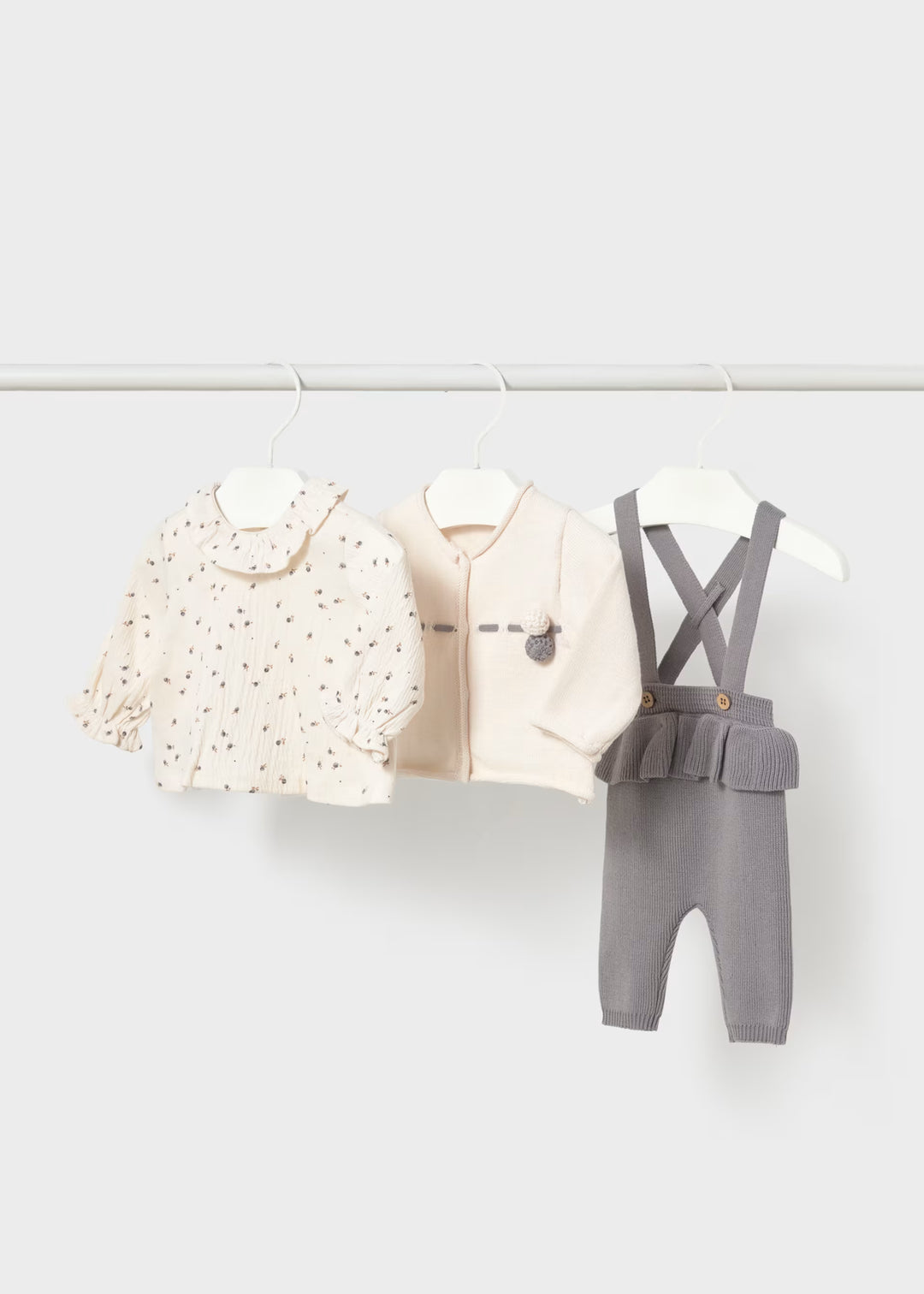 3 Piece Knit Set, Ash