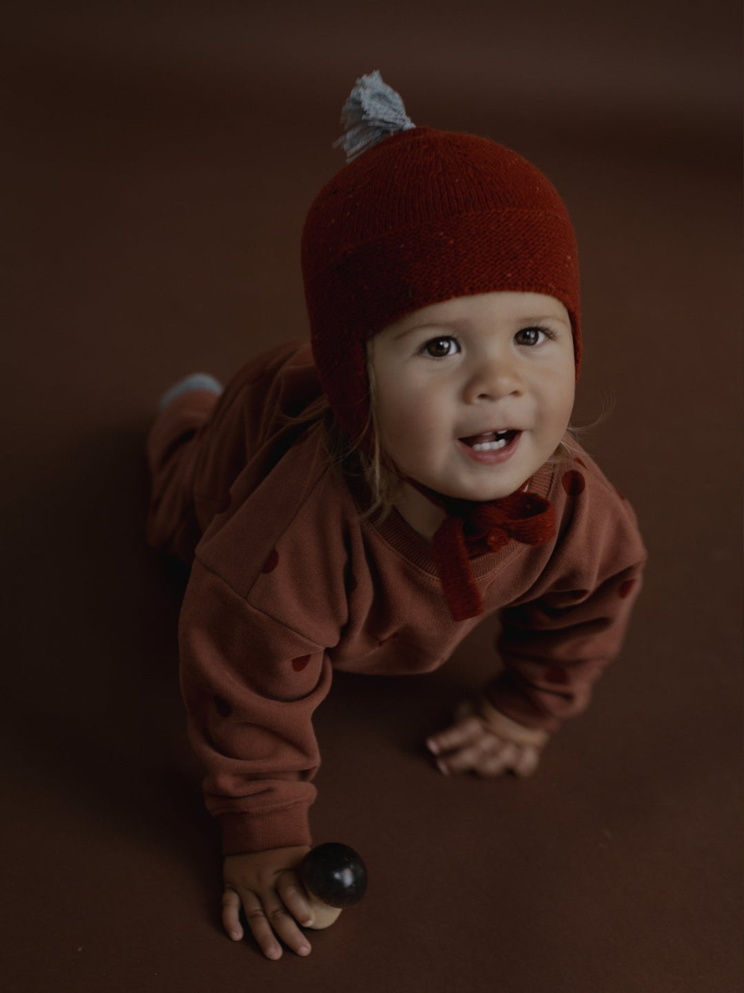 Tassel Hat, Paprika Contrast
