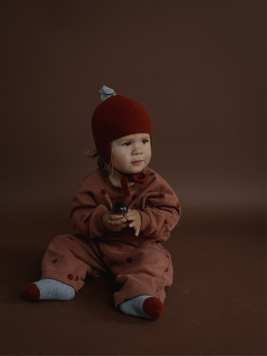 Tassel Hat, Paprika Contrast