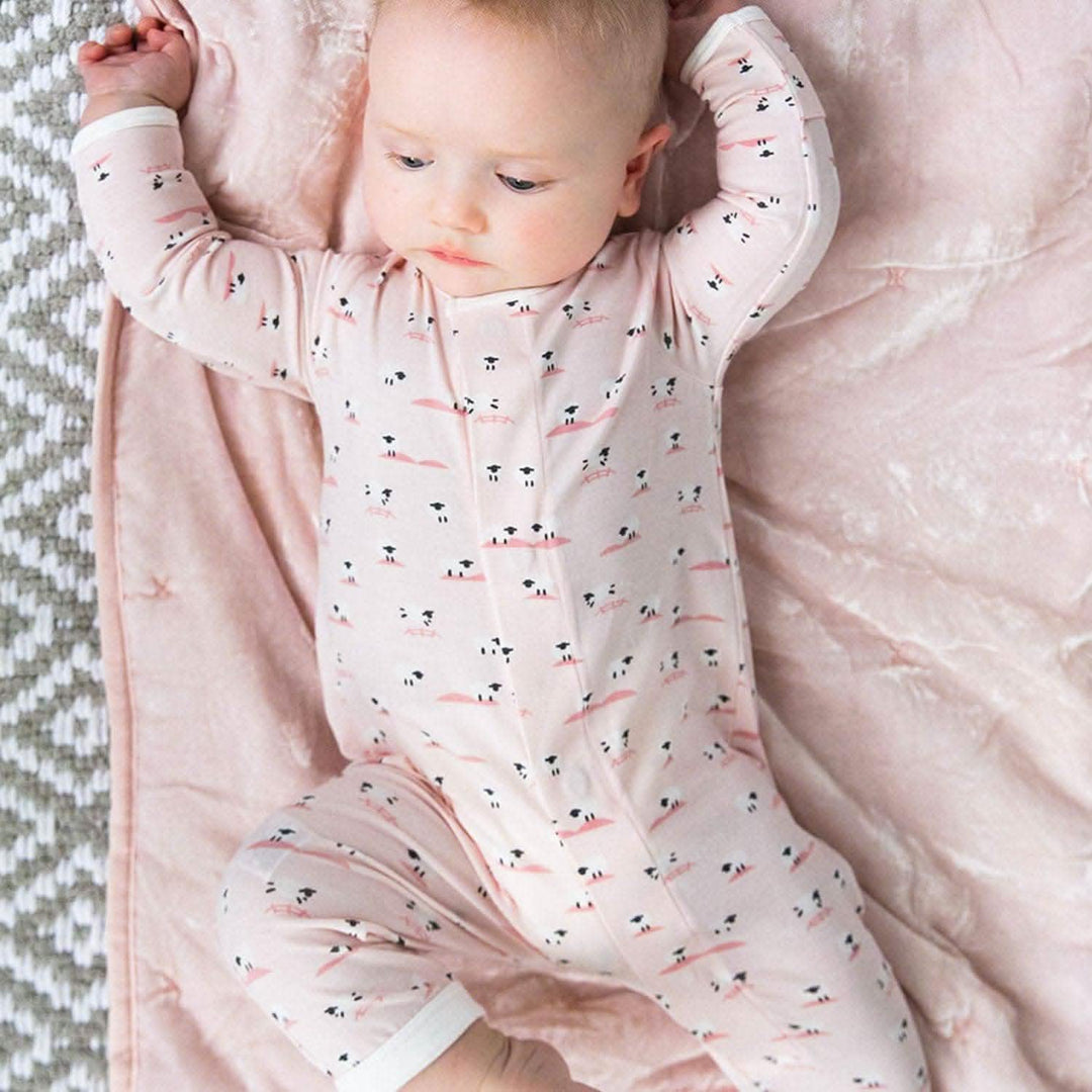Modal Coverall, Baa Baa Baby Pink