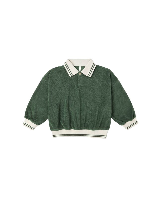 Collared Sweatshirt, Green