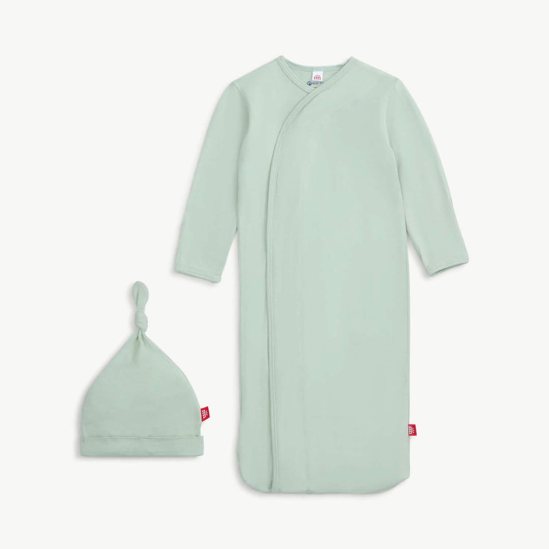 Modal Gown + Hat Set, Seafoam