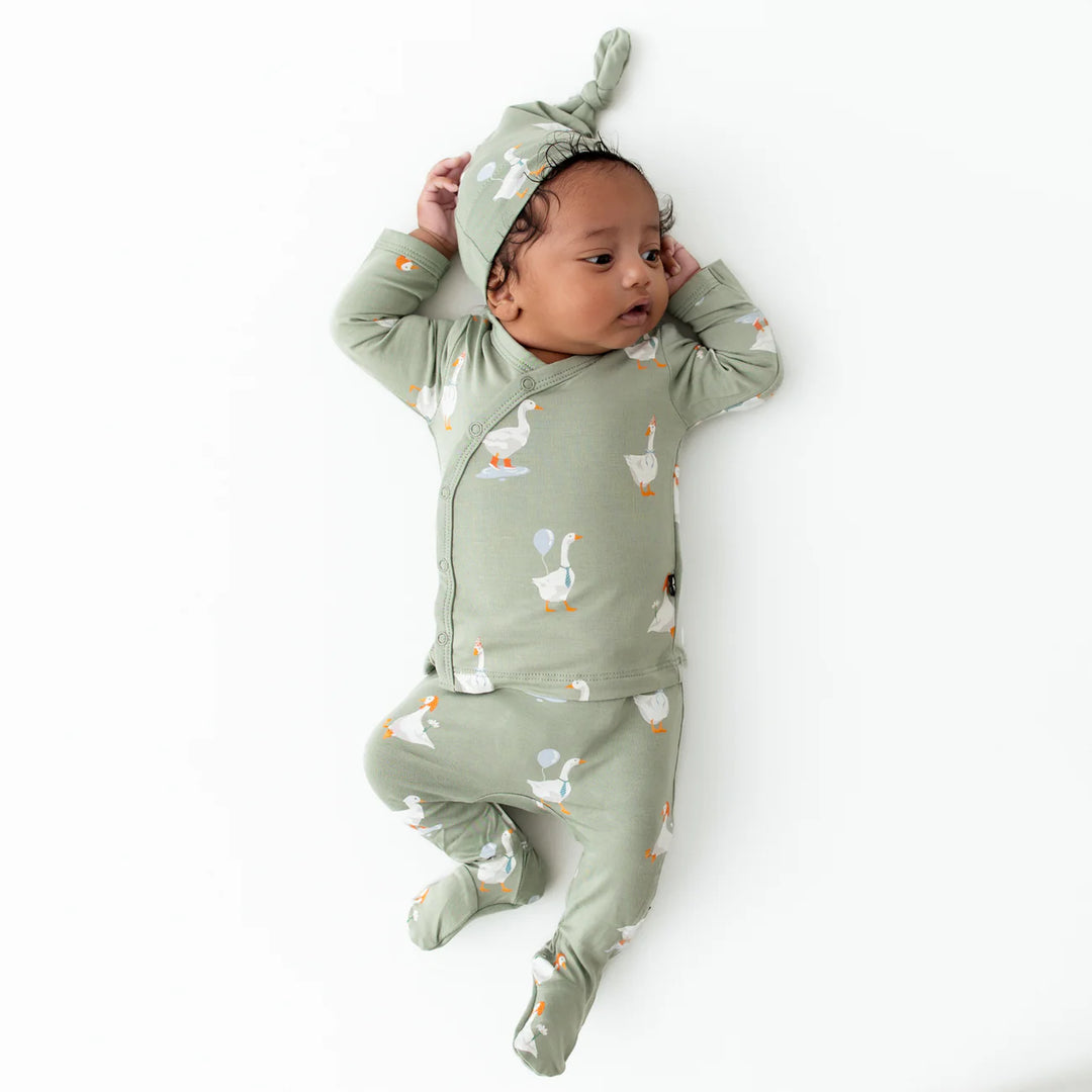 Kyte Zippered Footie, Silly Goose