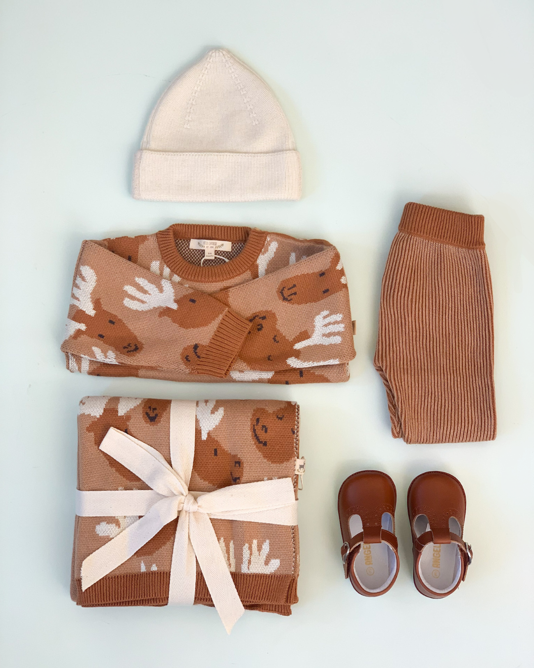 Knit Sweater, Moose - Tan