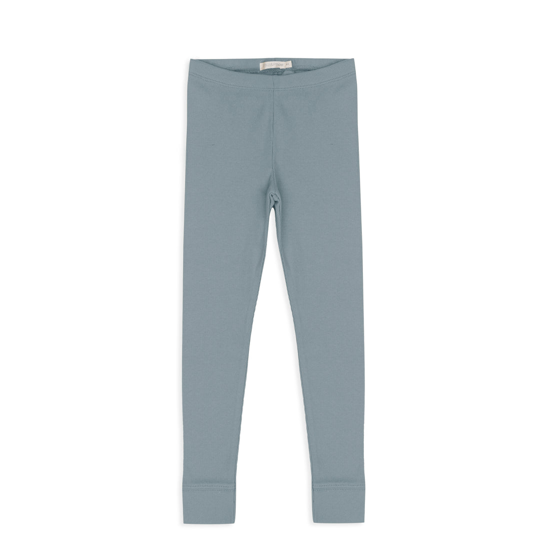 Rib Leggings, Cloudy Blue