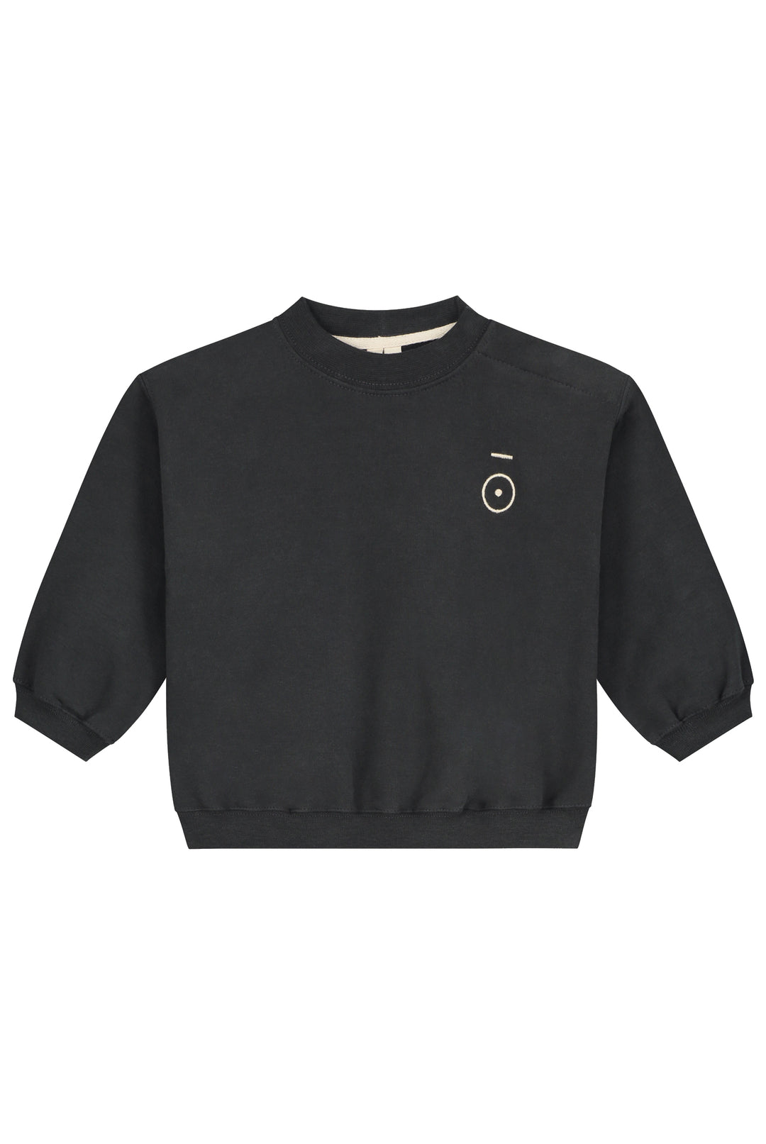 Baby Dropped Shoulder Sweater, Nearly Black