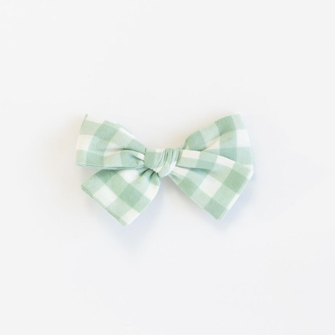 Knotted Bow, Pond Gingham