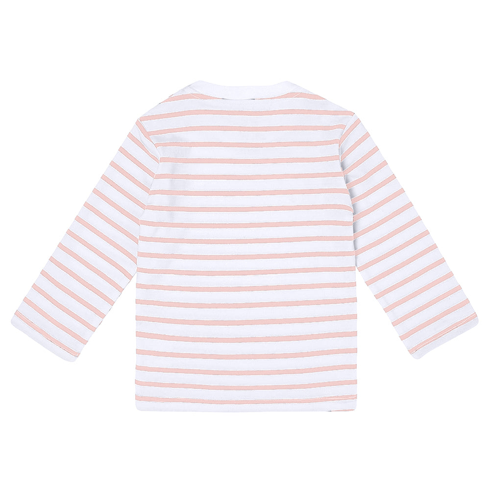 Breton Stripe L/S Top, Pink