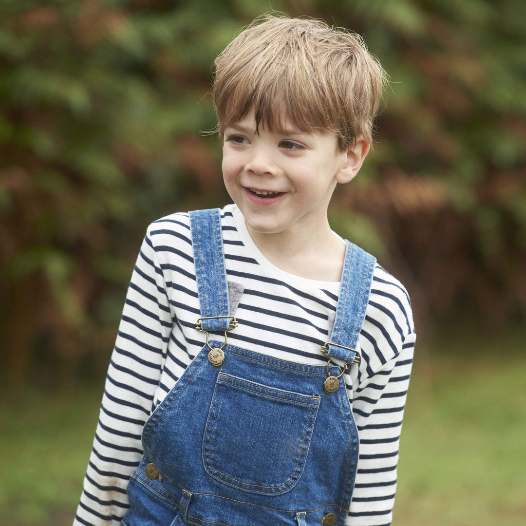 Breton Stripe L/S Top, Navy