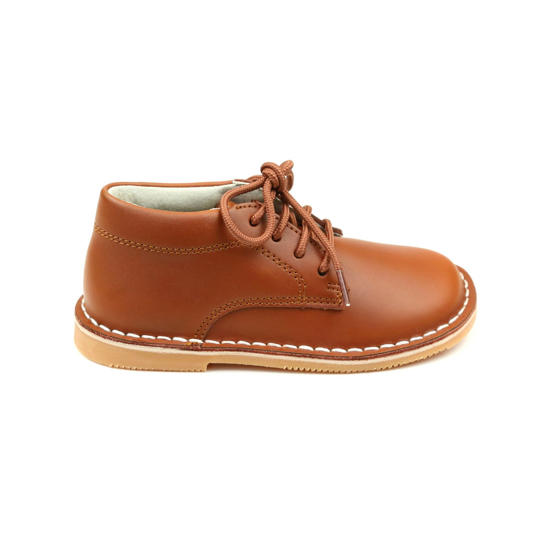 Tuck Mid-Top Lace Up, Cognac