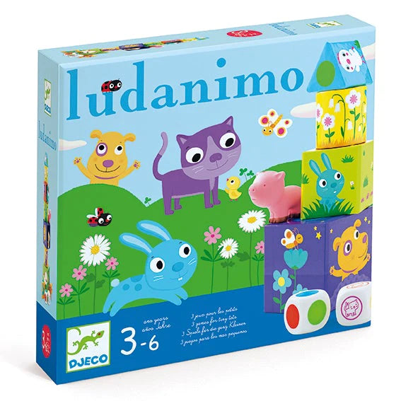 DJECO ゲーム Djeco Games, Ludanimo | BlackBear Children's Boutique