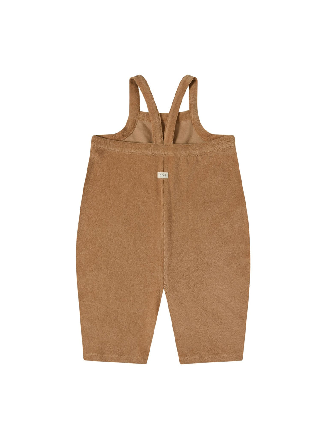Cropped Dungarees, Gold Terry