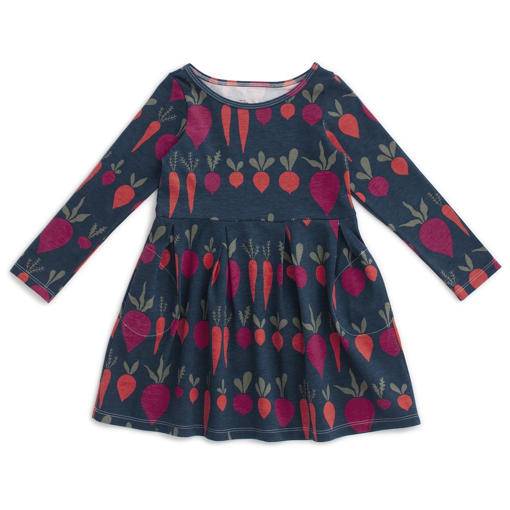 Madison Dress, Root Vegetable Night Sky