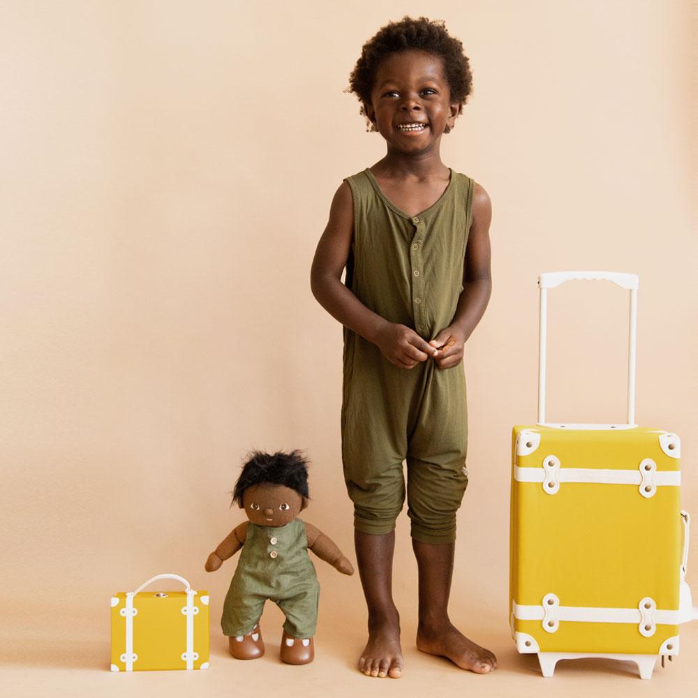 Olli Ella Dinkum Doll Travel Togs, Mustard