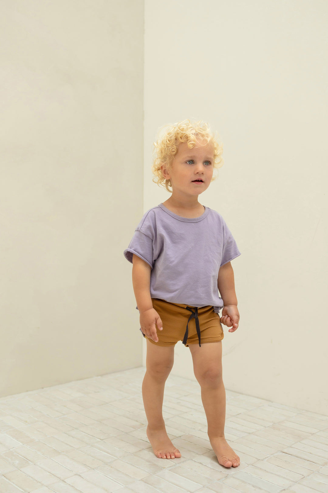 Swim Shorts, Antique Brass