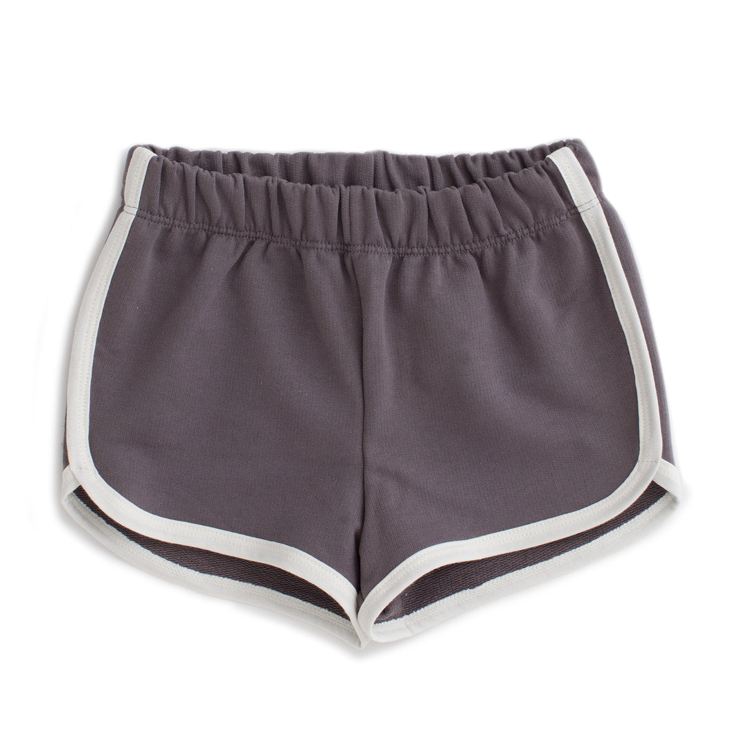 French Terry Shorts, Solid Charcoal