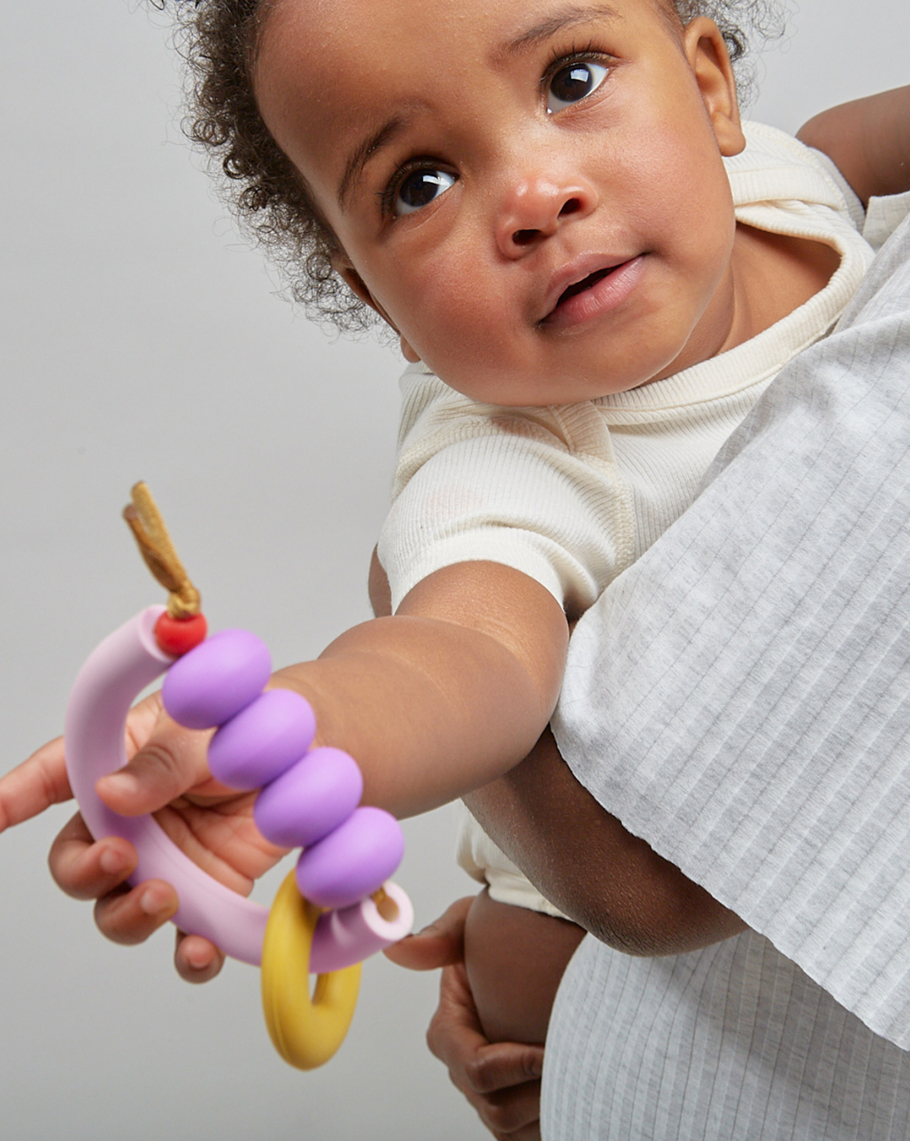 Arch Ring Teether, Plum